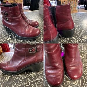 Dansko Red/Wine color Boots